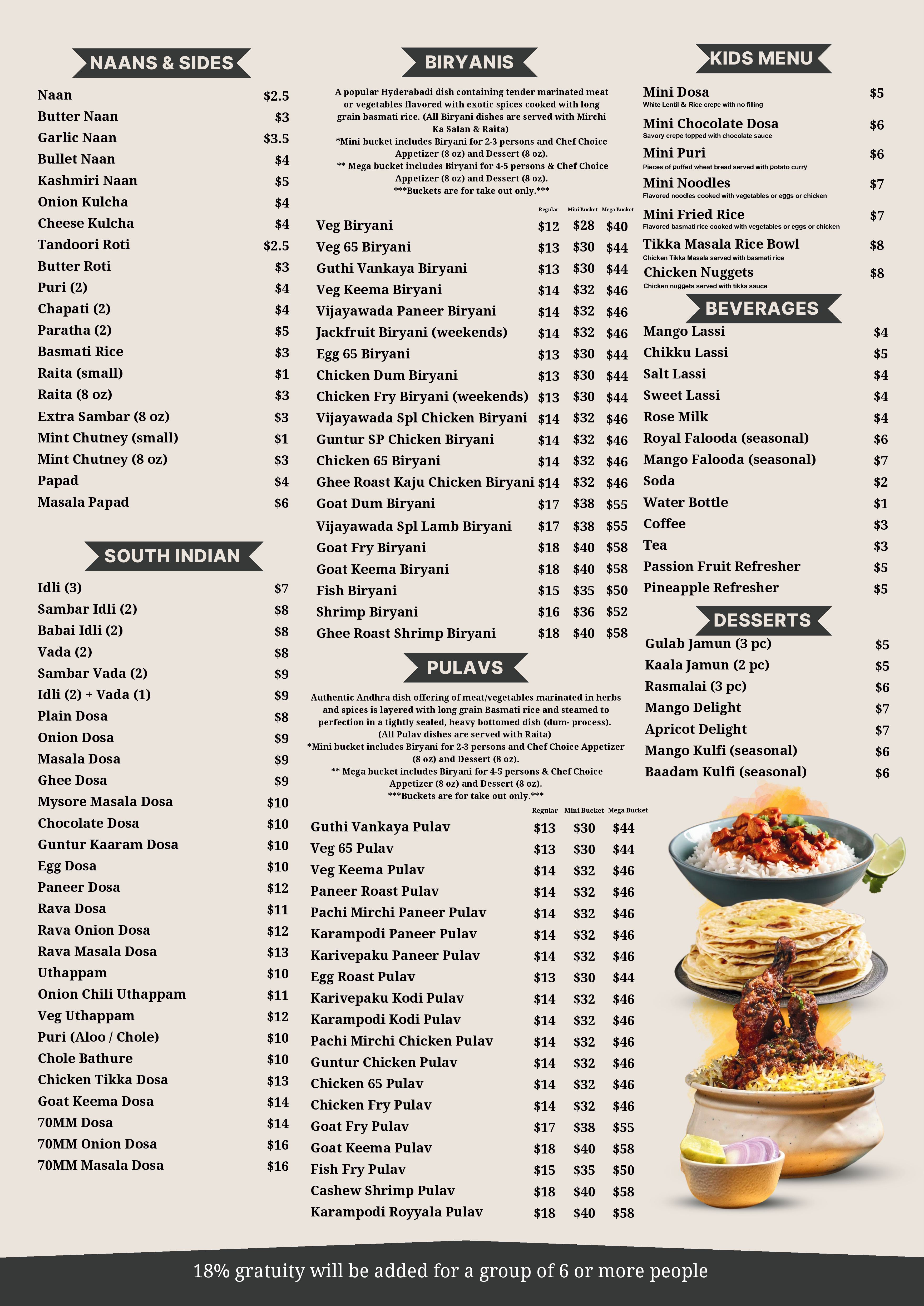 Menu Page 2